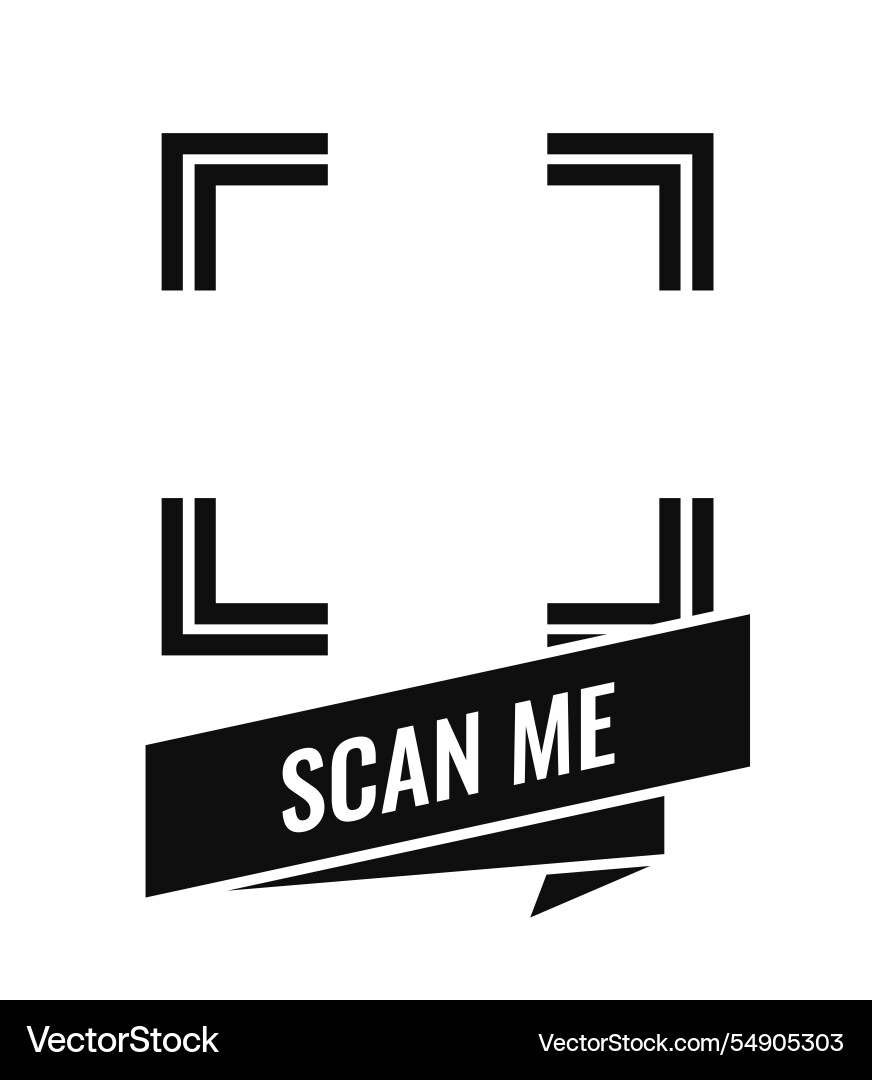 Qr-Code Scan Frame Design Qr-Code Scan Frame Design vektorbild
