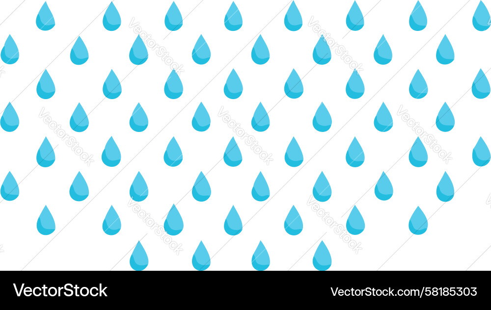 Raindrop Motif Pattern Vector Image