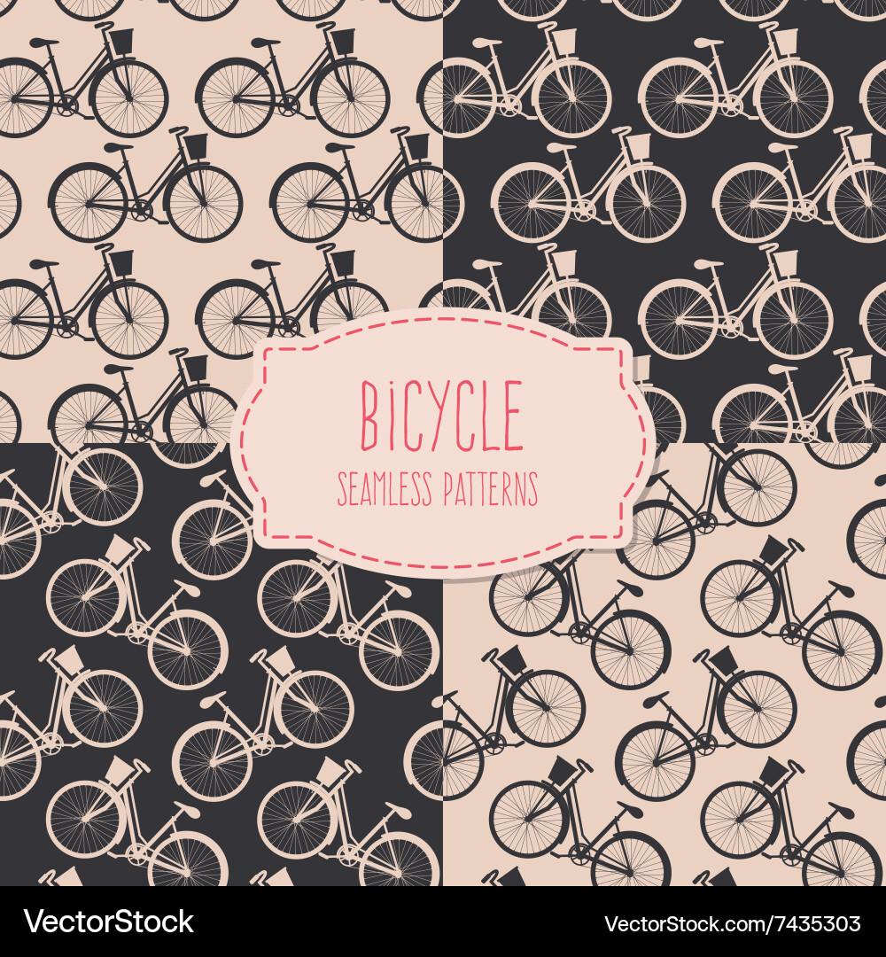 Set of seamless patterns Vector Image