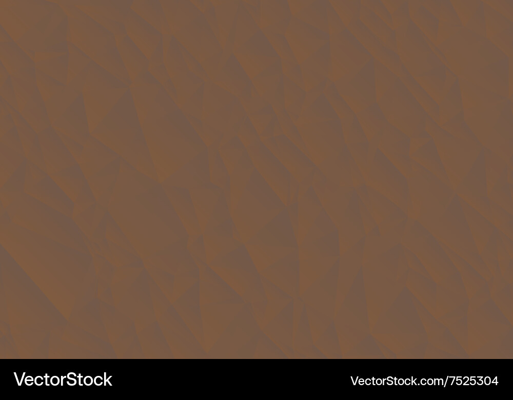 Abstract brown background consisting of triangles vector image