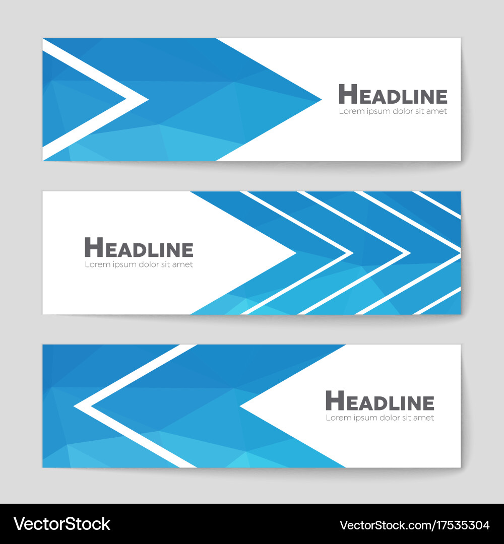 Abstract layout background set for art Vector Image