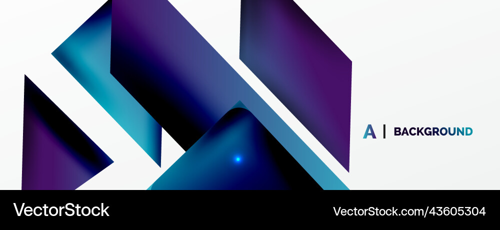 Dynamic 3d geometric abstract background Dynamic 3d geometric abstract background Vector Image