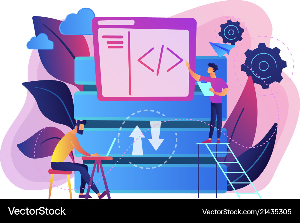 Big Data Analytics Concept vector image
