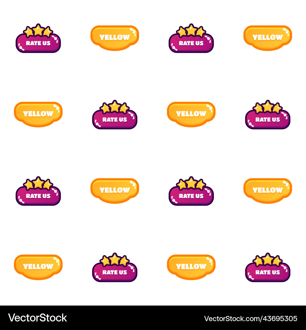 Big set buttons for games and app wooden game ui Big set buttons for games and app wooden game ui Vector Image