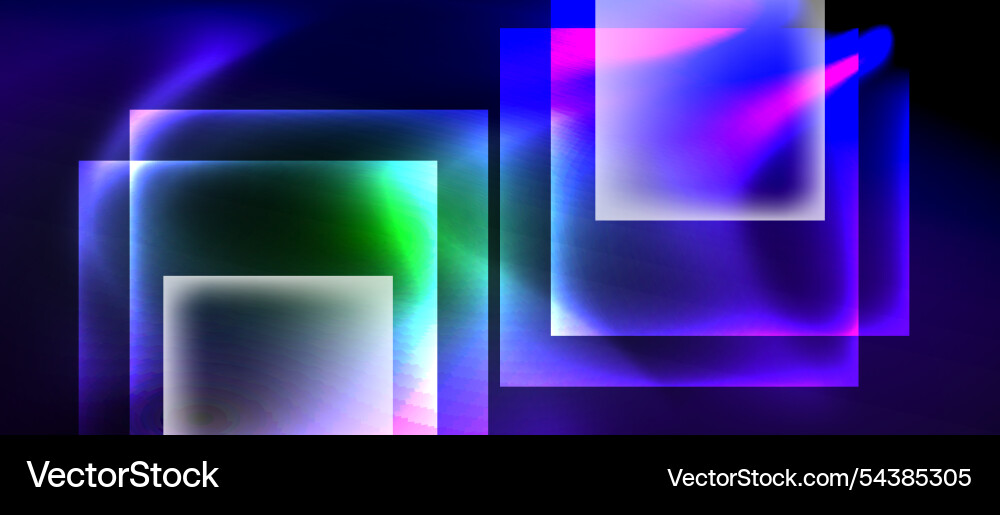 Glasplätze mit Neon glänzendem Licht abstrakt Glasplätze mit Neon glänzendem Licht abstrakt vektorbild