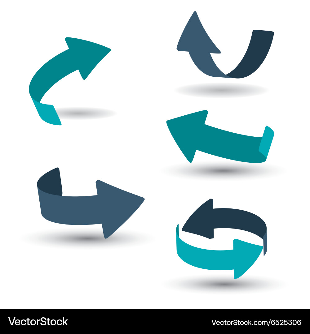 Arrow shape design Vector Image