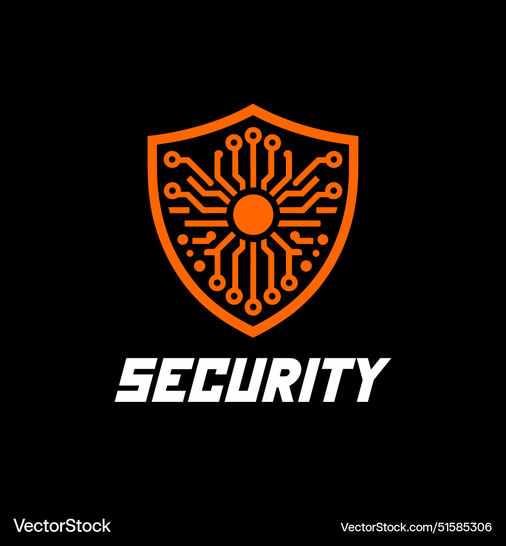 Circuit chip shield6 Circuit chip shield6 Vector Image