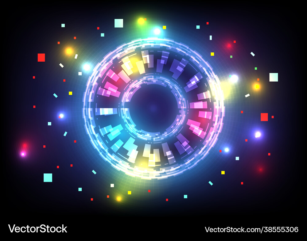 Element computer data abstract hologram Element computer data abstract hologram Vector Image