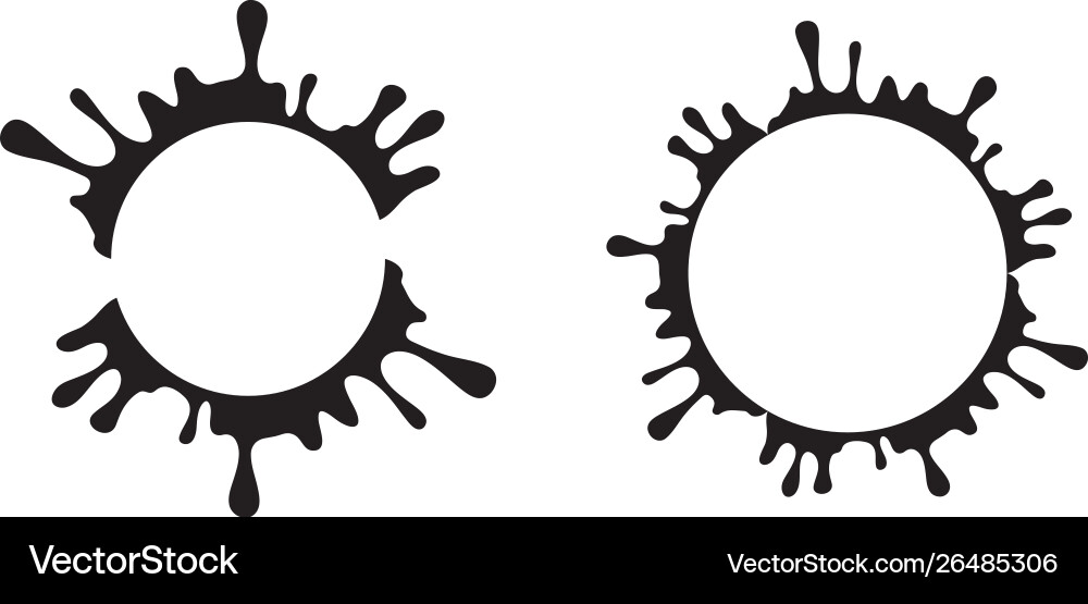 Ink drop icon design Ink drop icon design vector image
