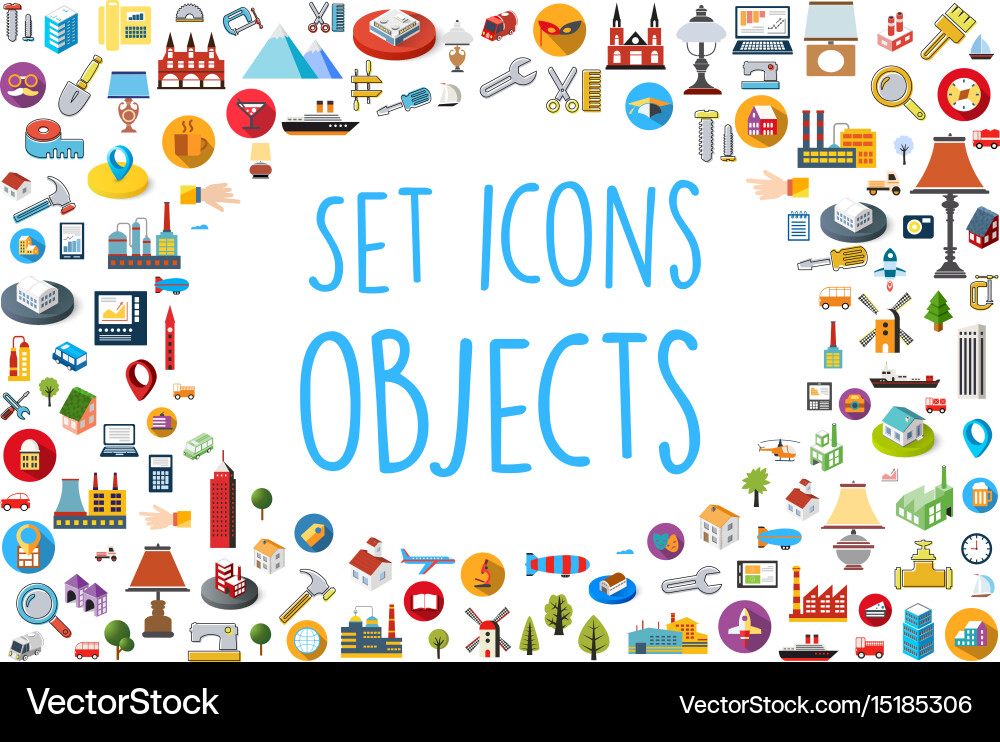 Modern Web Icon Set vector image