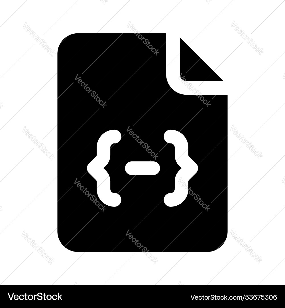 Programming file vector image