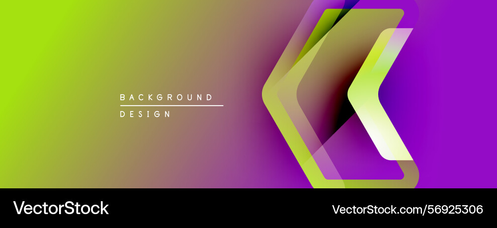 Vibrant gradient background features layered vector image