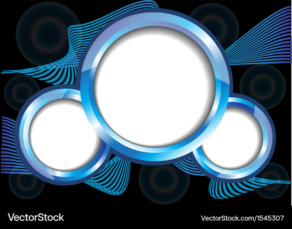 Abstract background with circles vector image