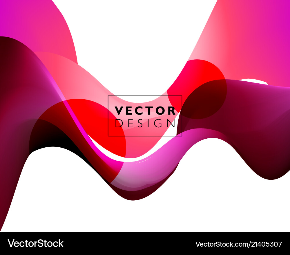 Abstract colorful background color flow Vector Image