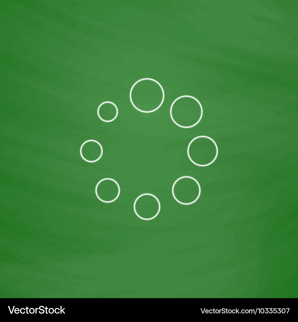 Buffering computer symbol Buffering computer symbol Vector Image