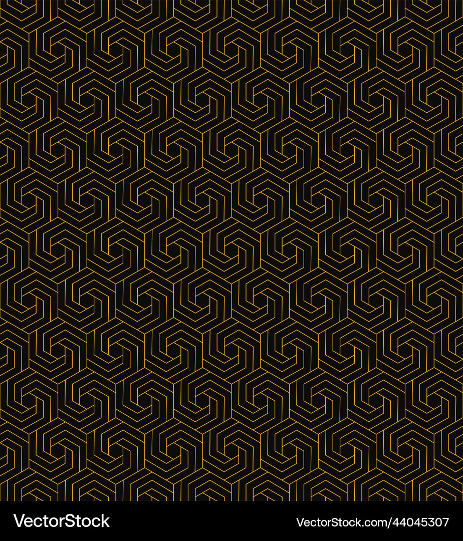 Geometric seamless pattern with lines Vector Image