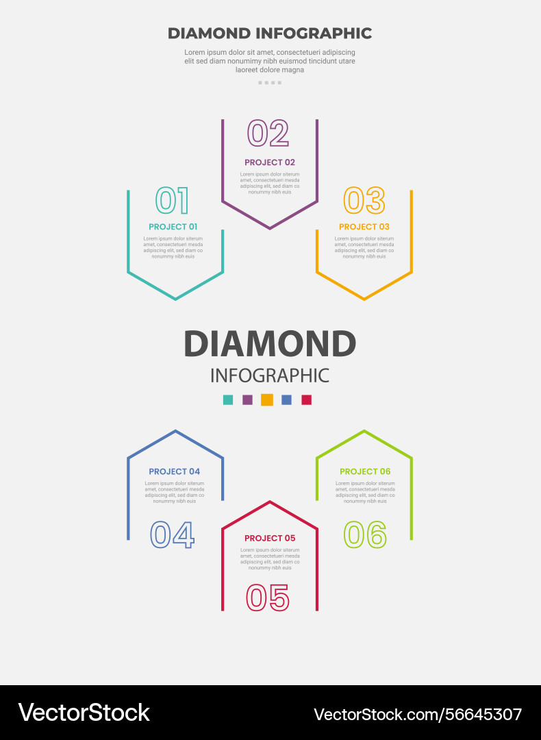 Open hexagon base shape infographic outline style Open hexagon base shape infographic outline style vector image