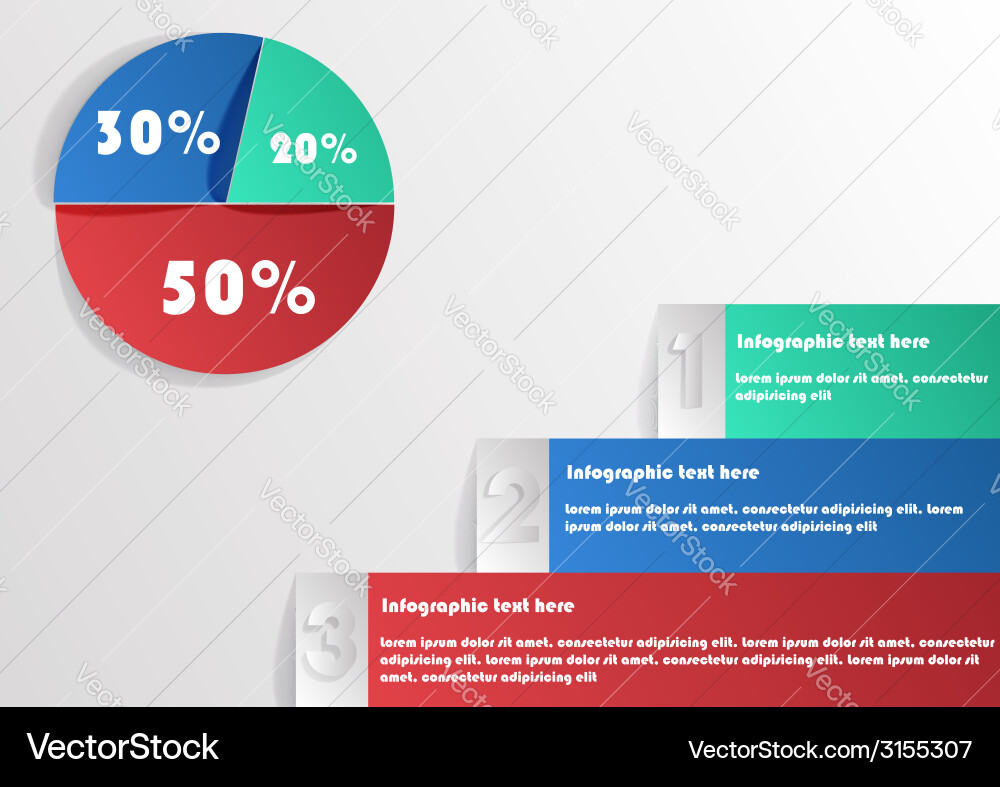 Stair step infographics background Vector Image
