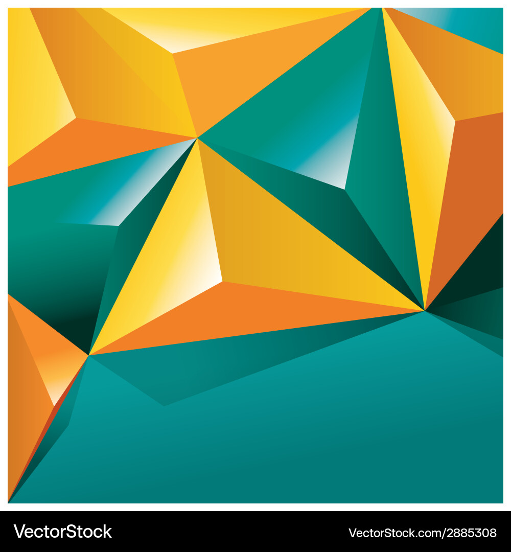 Abstract geometric colorful background pattern vector image