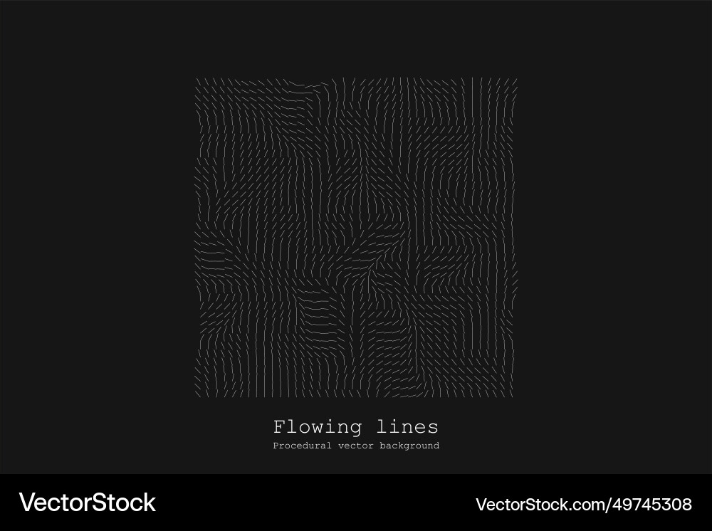 Abstract line matrix pattern noise flow dynamic Abstract line matrix pattern noise flow dynamic Vector Image