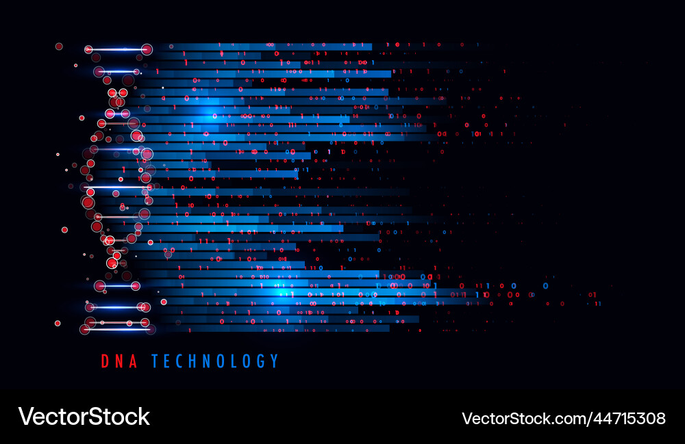 Big genomic data visualization Big genomic data visualization Vector Image