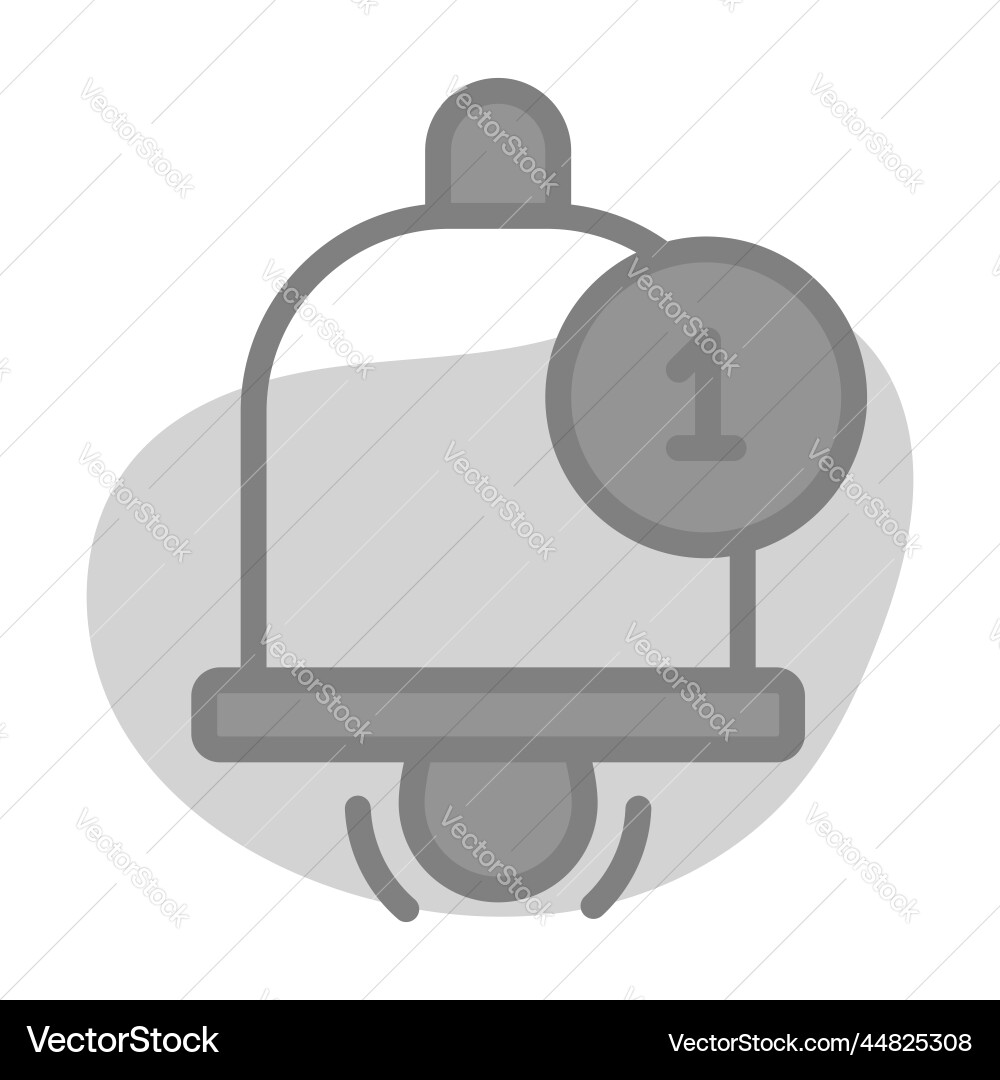 Reminder icon user interface as a simple sign Vector Image