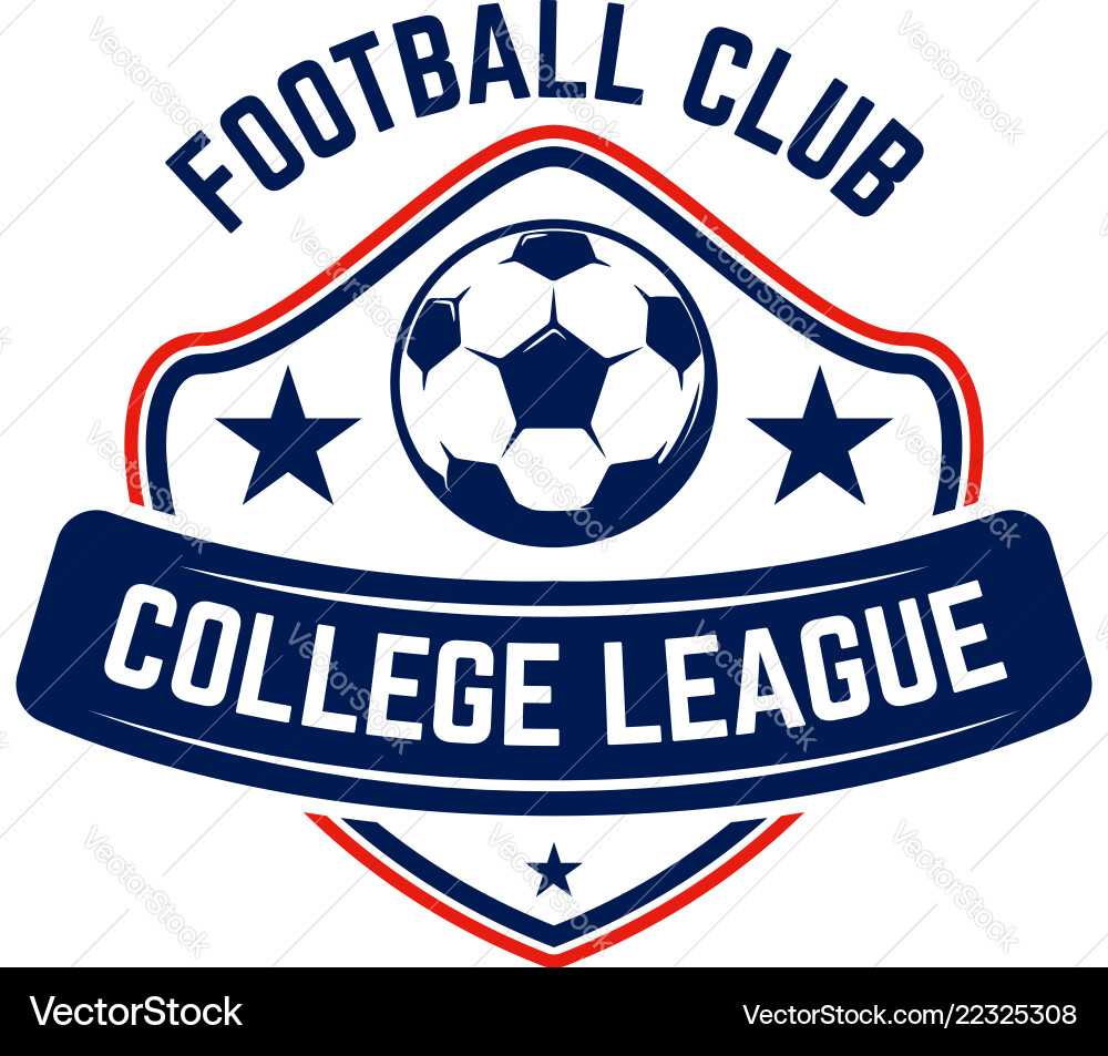 Soccer football emblems design element for logo Soccer football emblems design element for logo vector image