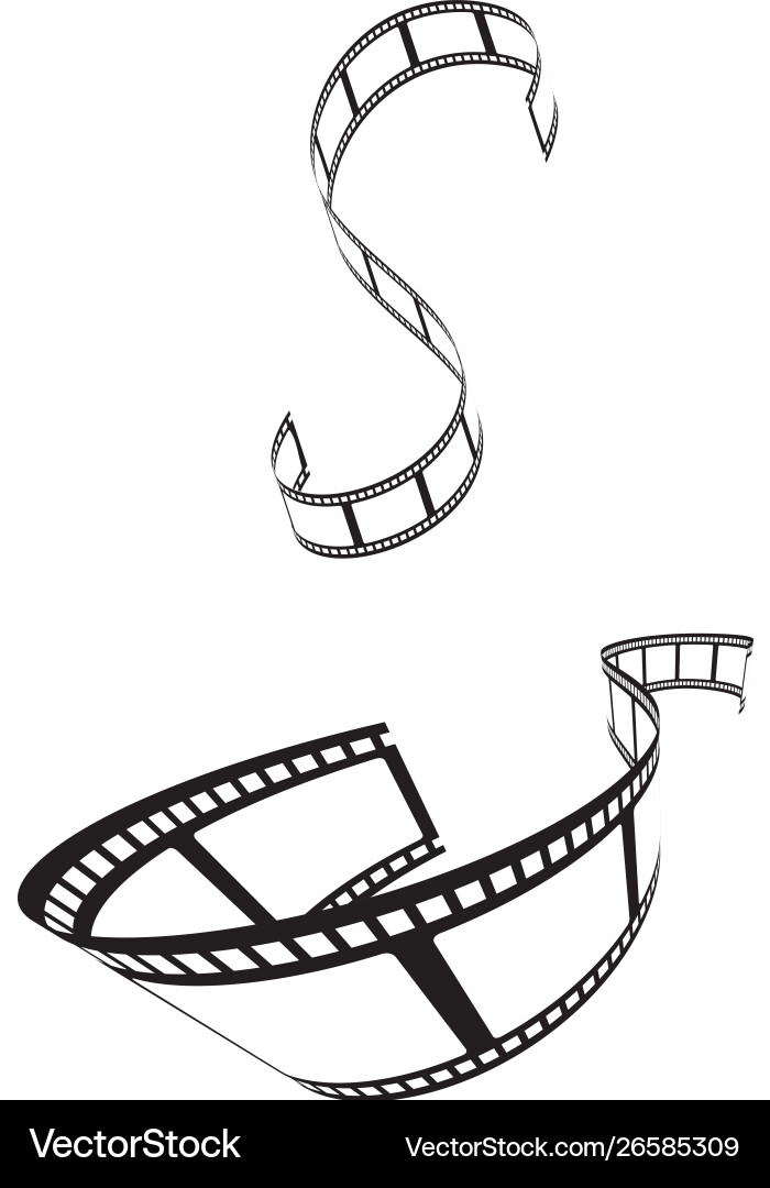 Abstract film icon Vector Image