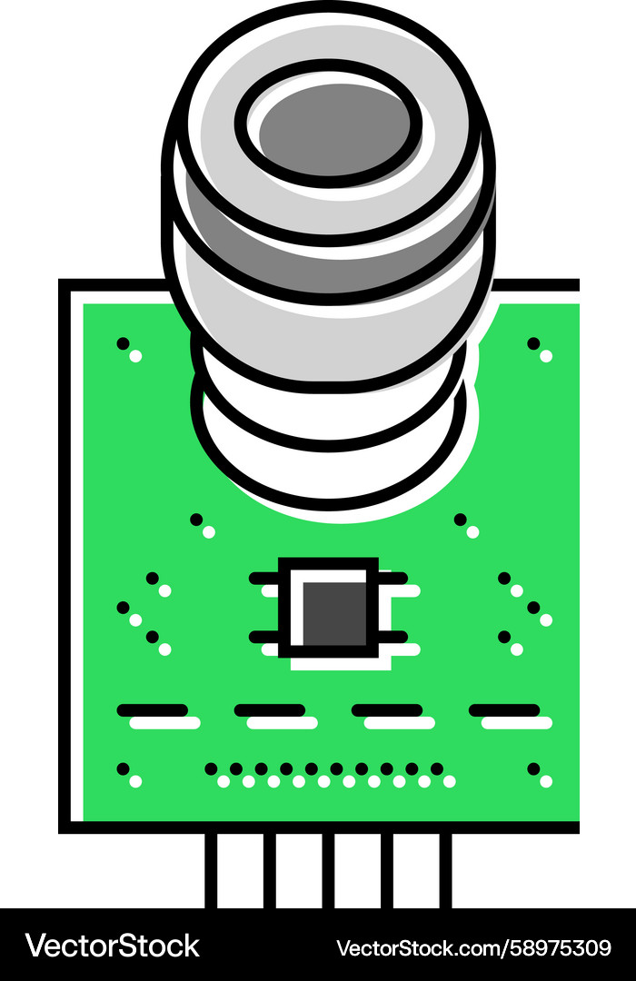 CO2 Sensor Module Icon Vector Image