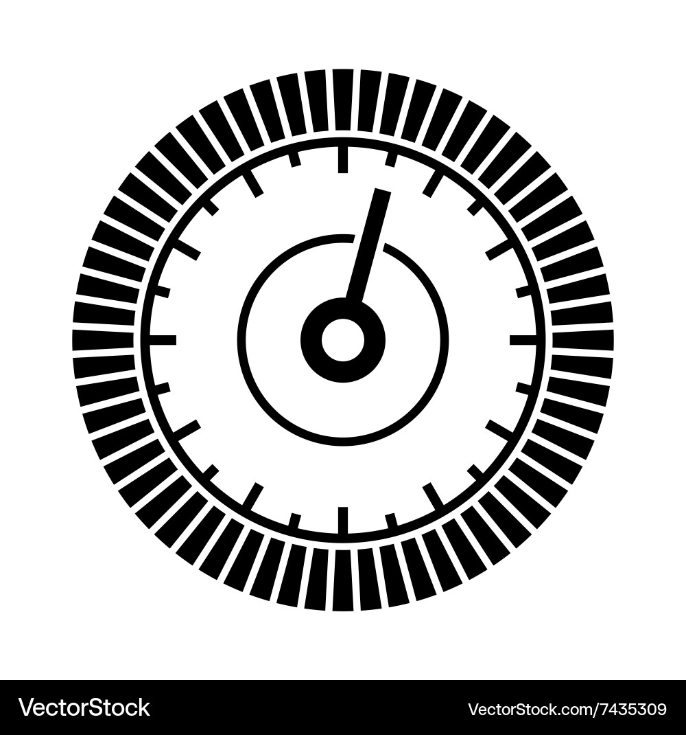 Segmentierte Dial Indikator Vorlage vektorbild