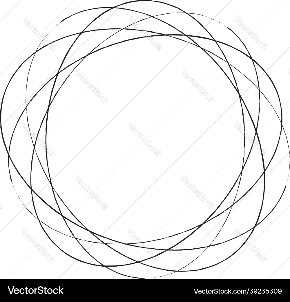 Sketch scribble sketchy grungy lines circles Vector Image