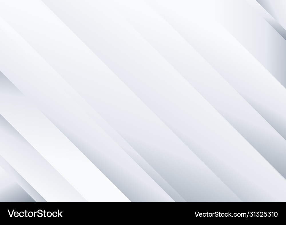 Abstract background white and gray diagonal Vector Image