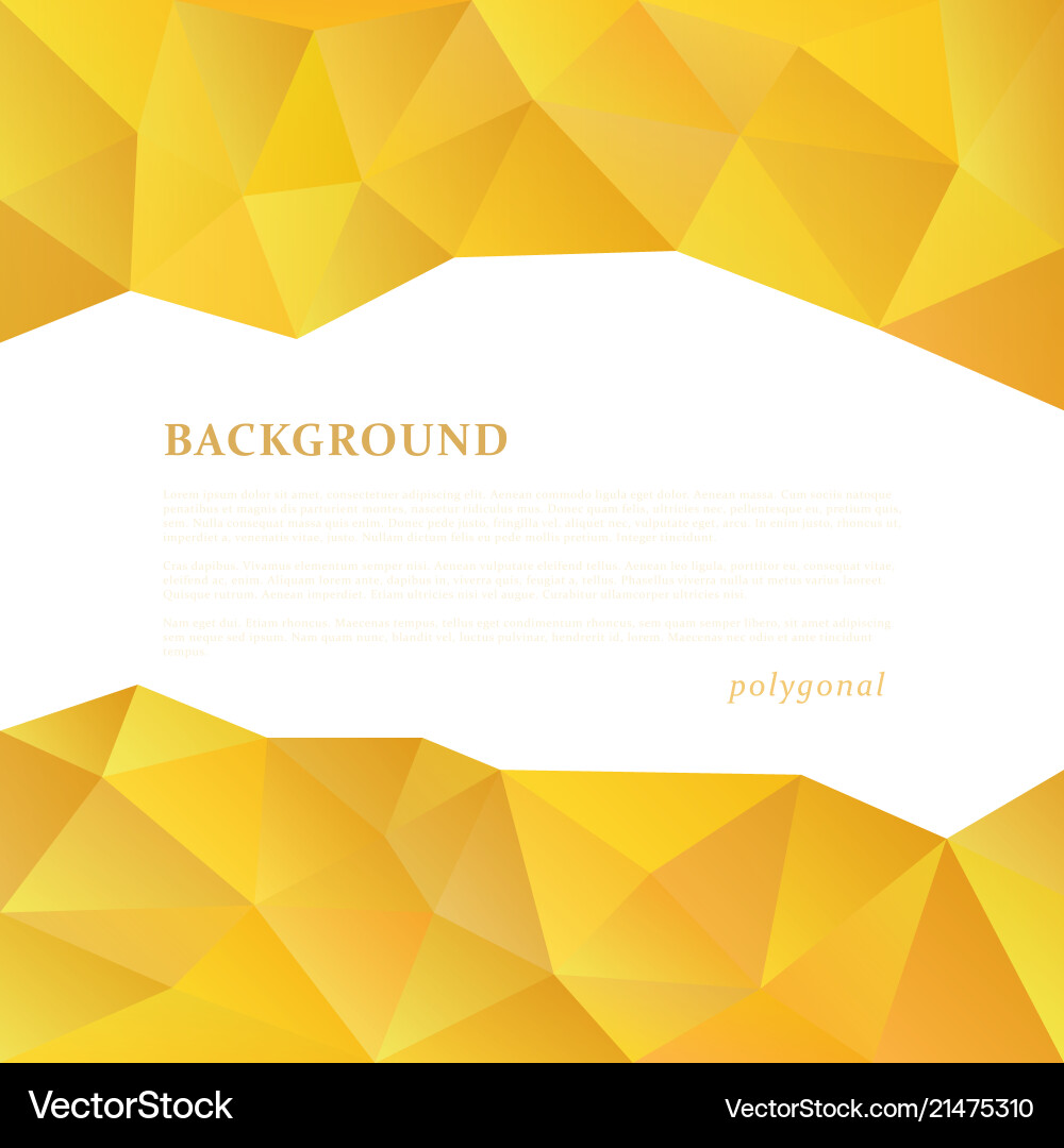 Abstract triangular banner Vector Image