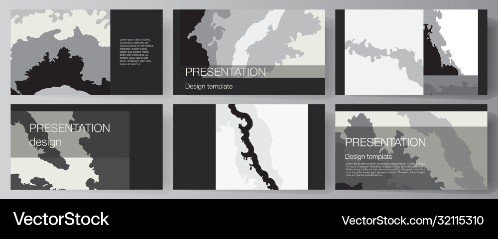 Layout presentation slides design Layout presentation slides design vector image