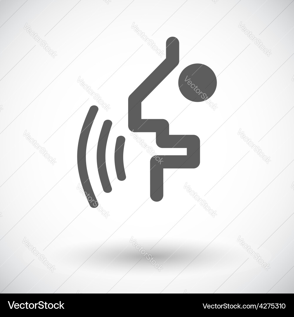 Voice Recognition Button Icon Vector Image