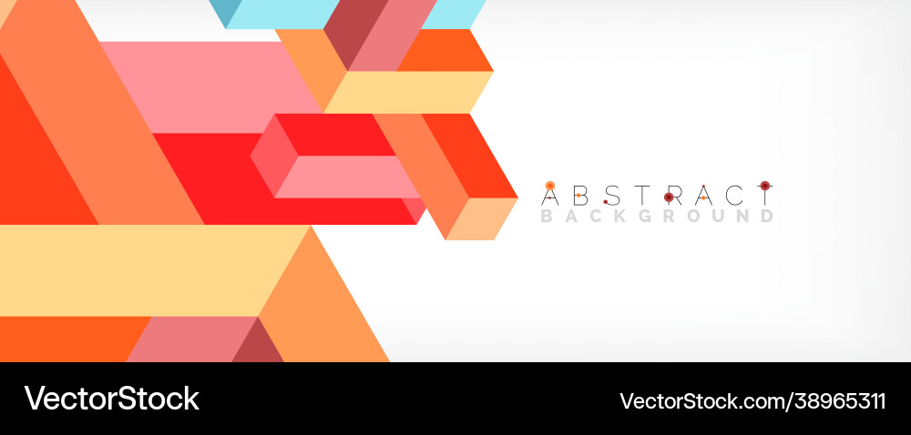 Abstract background 3d cubes cubic elements Abstract background 3d cubes cubic elements vector image