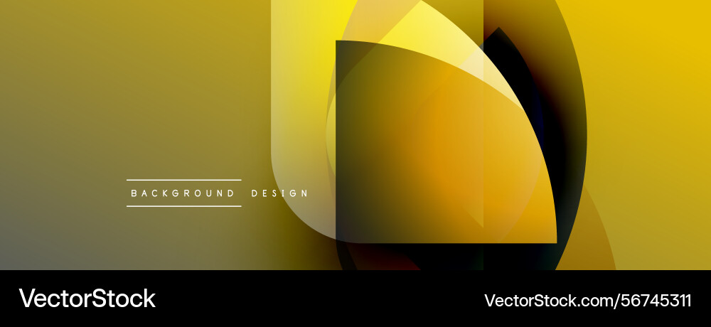 Abstract golden layers create dynamic visual flow Abstract golden layers create dynamic visual flow vector image