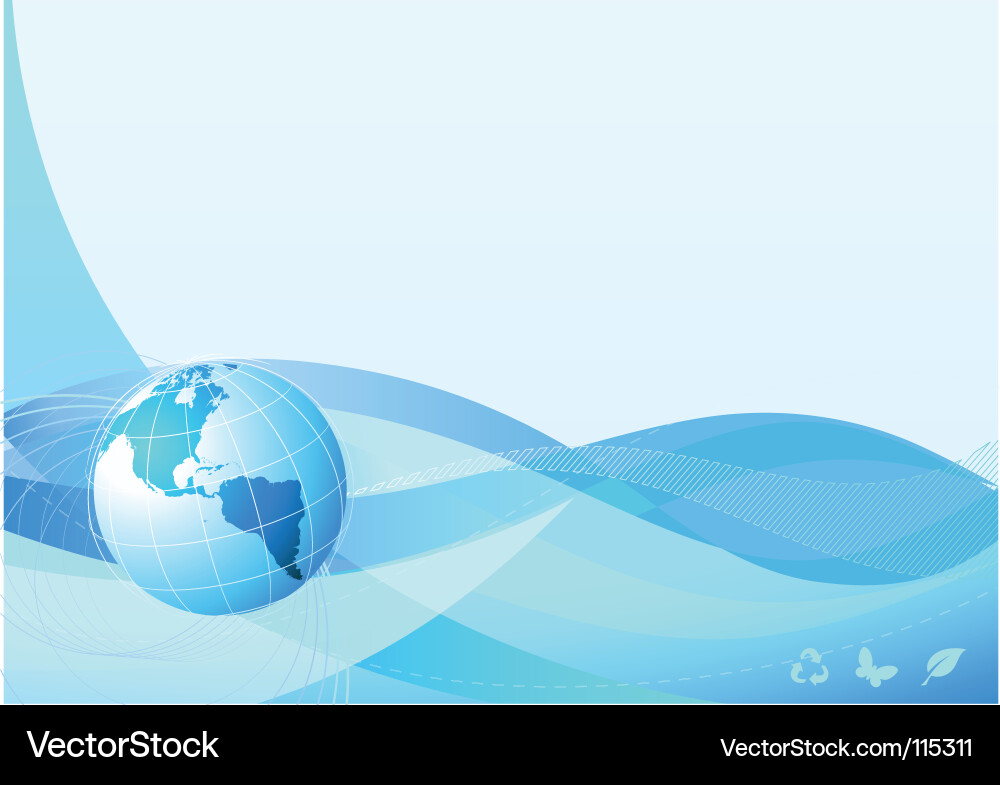 Abstract Wave Background vector image