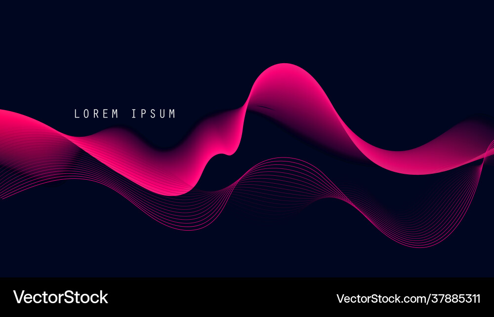 Background with color abstract wave Background with color abstract wave vector image