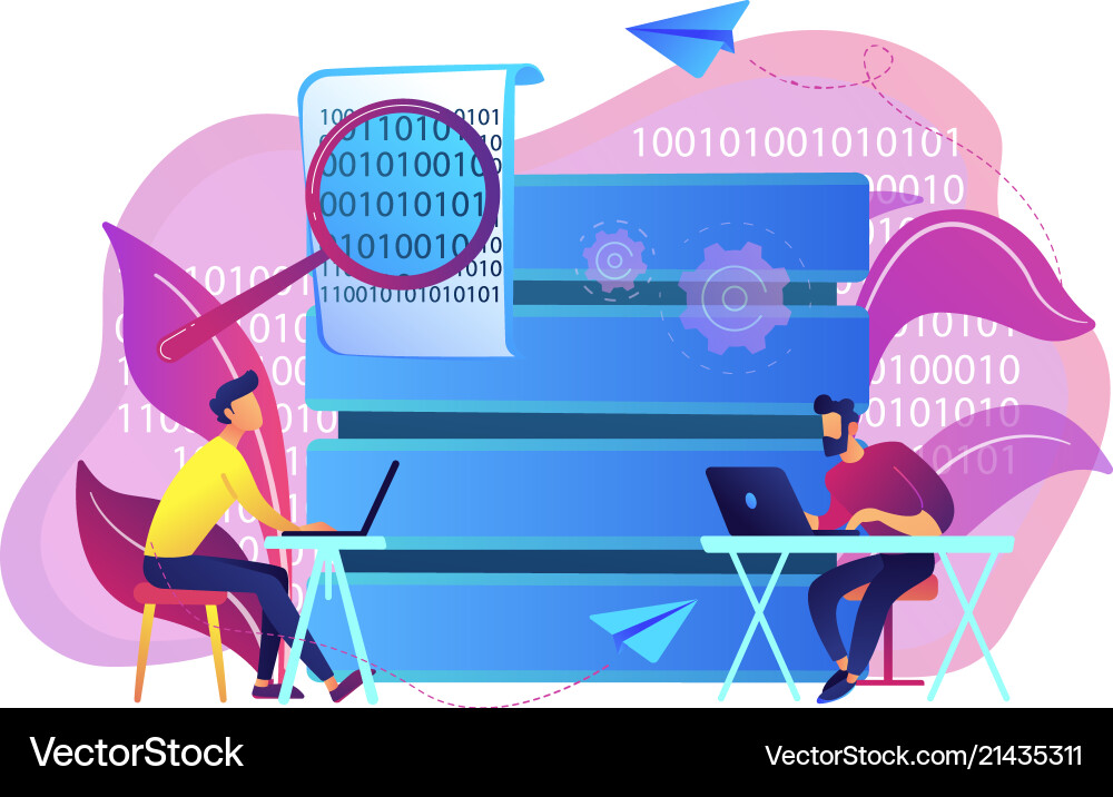 Big data programming concept Big data programming concept vector image