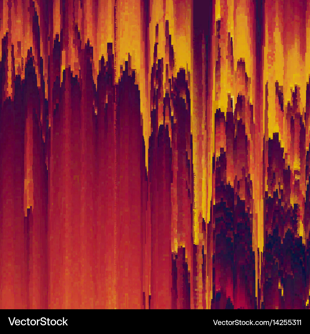Glitch background digital image data Vector Image