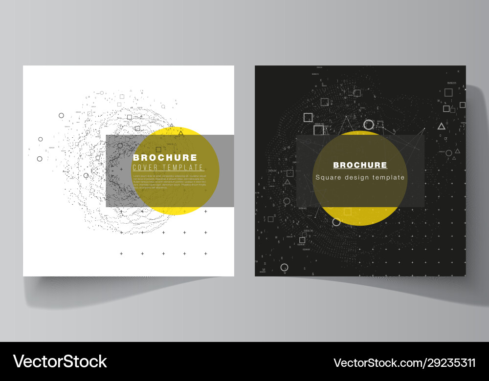 Layout two square format Layout two square format vector image
