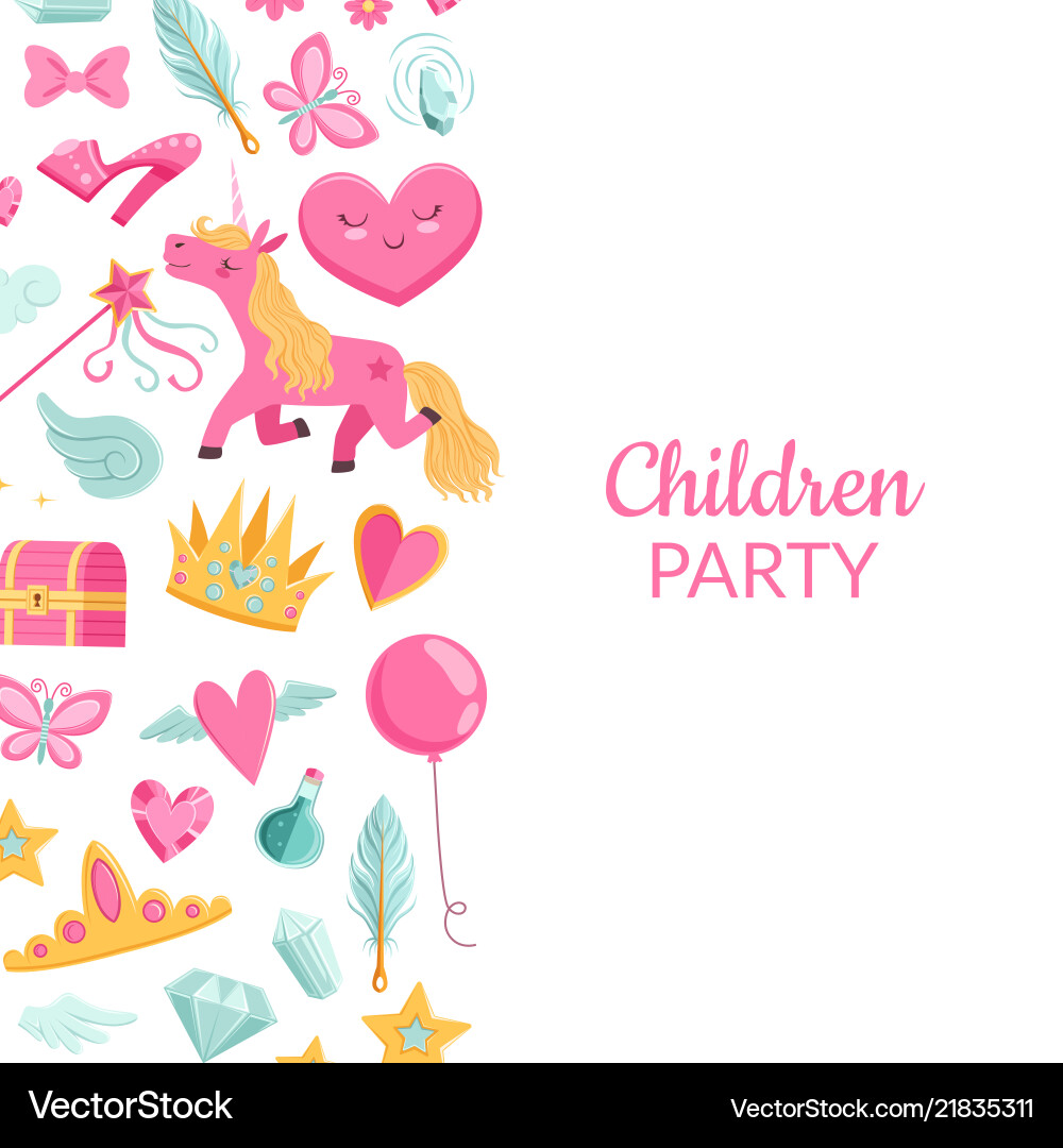 Magical Fairytale Background Vector Image
