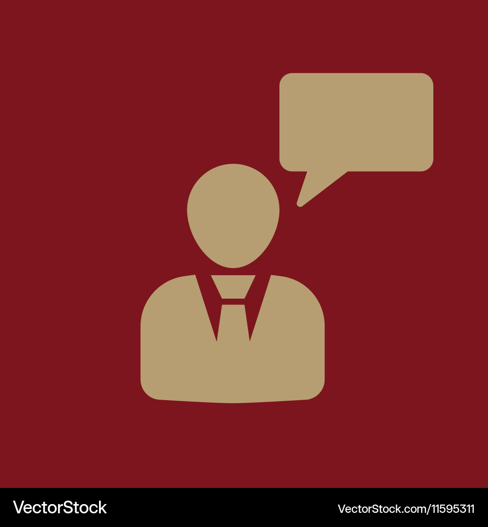 Message icon talking and communication Vector Image