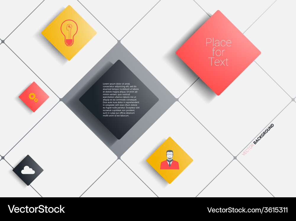 Rectangles design Vector Image