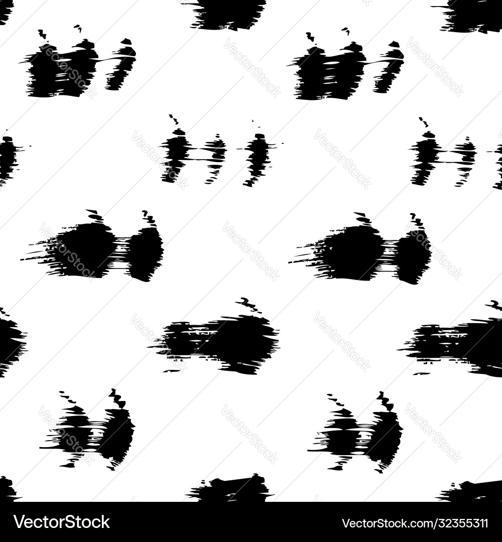 Seamless pattern from abstract short textured Vector Image