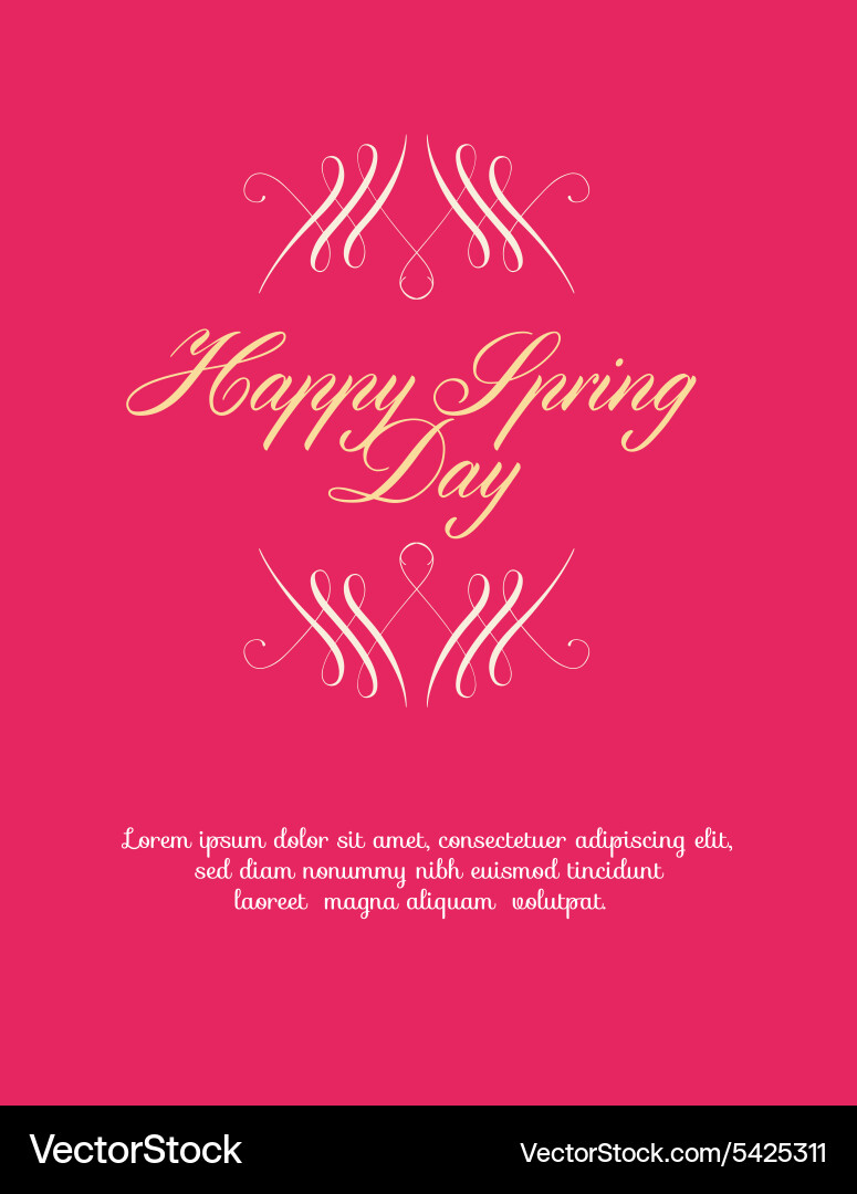 Spring Vector Image