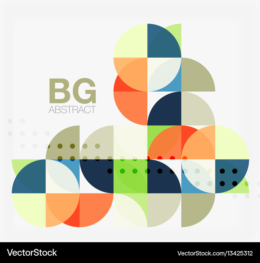 Abstract background of circle elements Abstract background of circle elements Vector Image