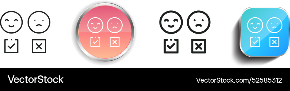 Überprüfen Sie Icon dünne lineare regelmäßige und Schaltfläche Stil Überprüfen Sie Icon dünne lineare regelmäßige und Schaltfläche Stil vektorbild