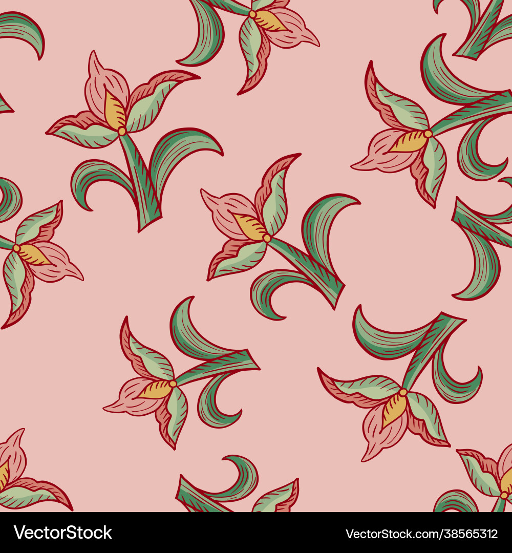 Decorative seamless pattern with random grey Decorative seamless pattern with random grey Vector Image
